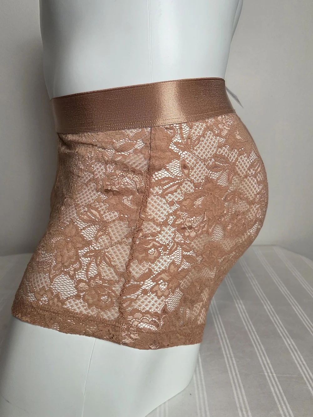 Cosabella Brown Lace Boxer Briefs